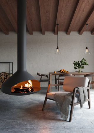 Кварцевый ламинат Fargo Камень Дымчатый Меланит 61S455 