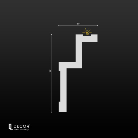 Карниз Q Decor CX136L