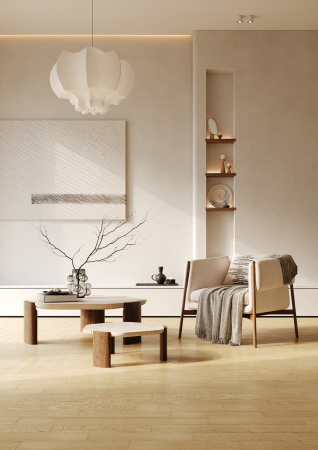 Кварцевый паркет Quartz Parquet Штучный паркет Дуб Рейн 44-33429 5/0,6 мм 